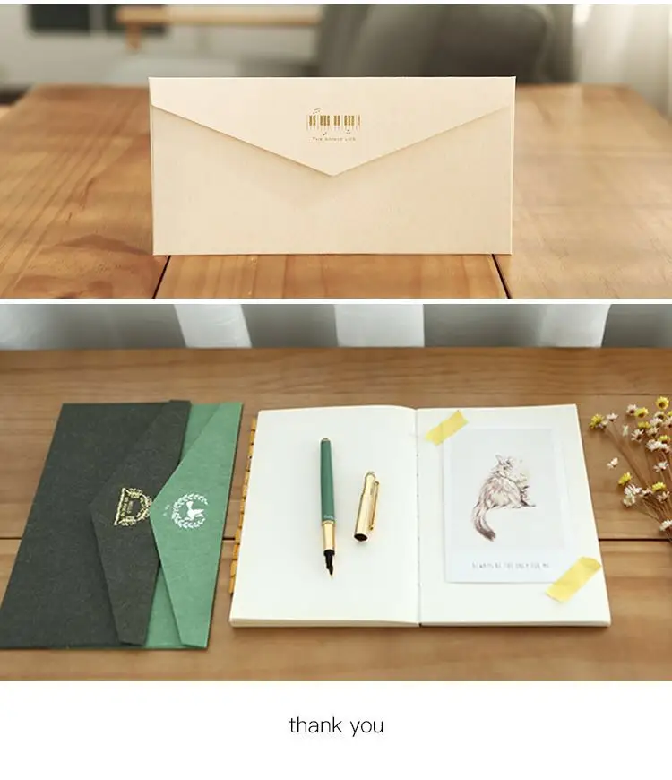 Hot Stamping Envelope Gold Logo Paper Envelopes For Wedding Festival ...