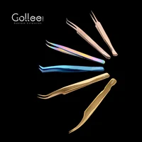 

Gollee Volume Eyelash Extension Tweezers Lash Tweezer Set Private Label Eyelash Tweezers