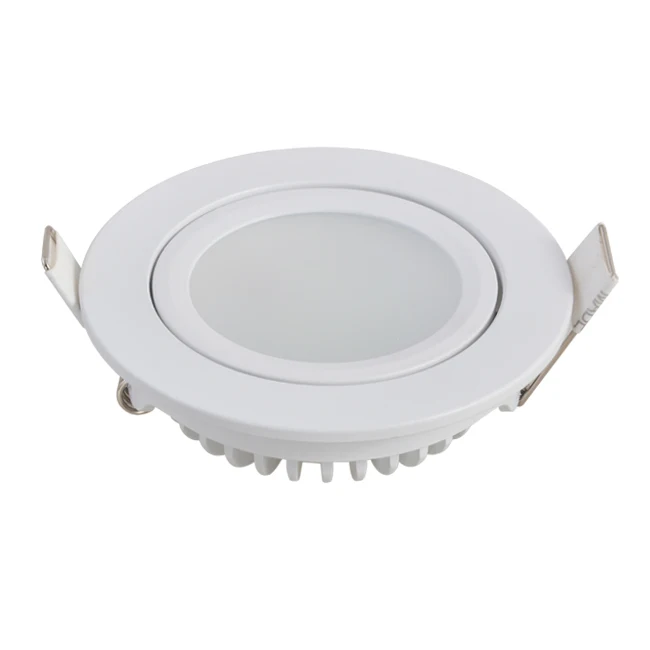 High Lumen waterproof  power and brightness COB Recessed Ceiling Down Light Kitchen Bedroom Slim Round Trimless Led Downlight