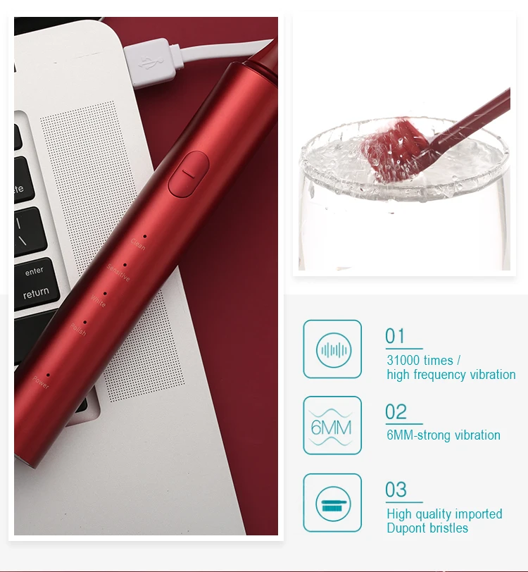 Good quality electric rechargable toothbrush/electric sonic toothbrush for sale