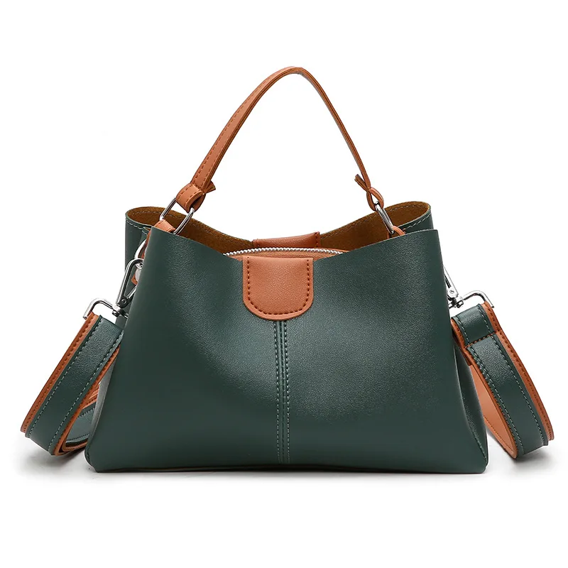 

Fashion Designer PU Leather Women Handbag Structured Briefcase Satchel Summer Ladies Bags Crossbody Shoulder Purses Handbags, Black,green,white