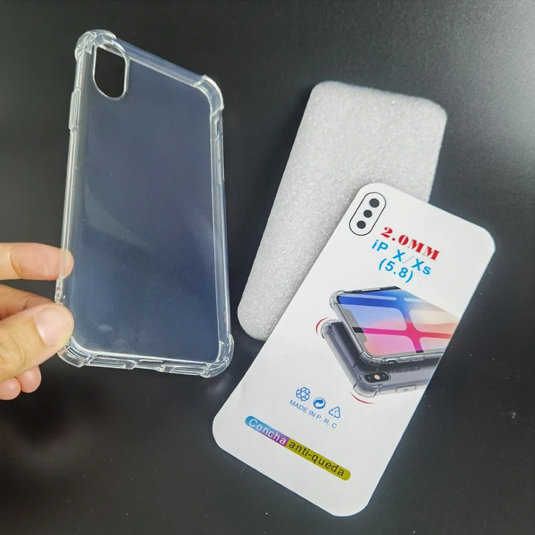 

New gloss color 2.0mm airbag shockproof transparent TPU cell mobile phone accessories cover case for huawei y7 prime 2019