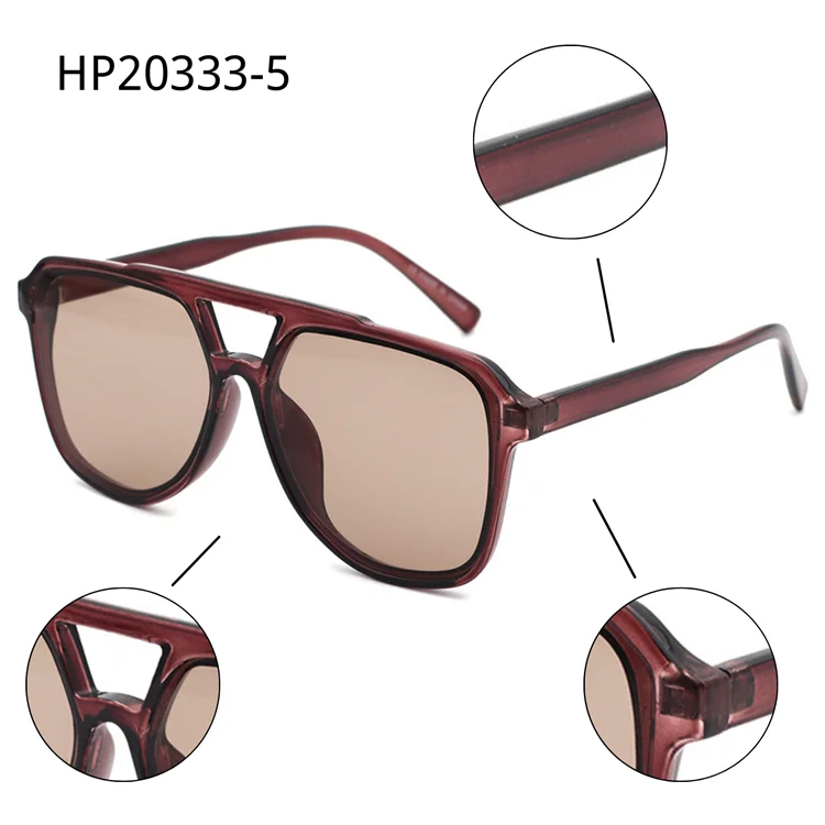 

2021 VIFF HP20333 Custom Logo Wholesale Supplier Sun Glasses River Vintage Big Tortoiseshell Sunglasses