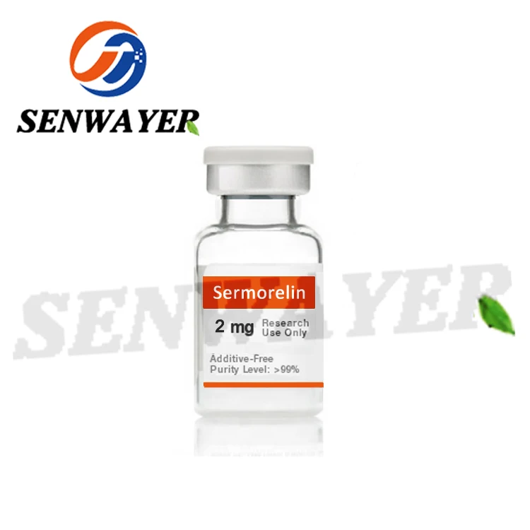 
USA warehouse Pharmaceutical Peptide Sermorelin 5mg powder CAS 86168 78 7/114466 38 5 Sermorelin Acetate 
