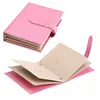New Product Solid Color Pu Leather Travel Makeup Organizer Women Stud Earrings Collection Book