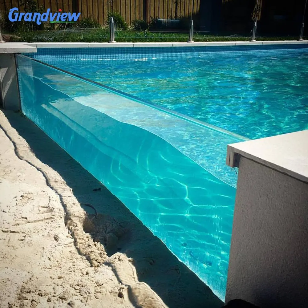 

wholesale clear customized acrylic plexiglass window swimming pool