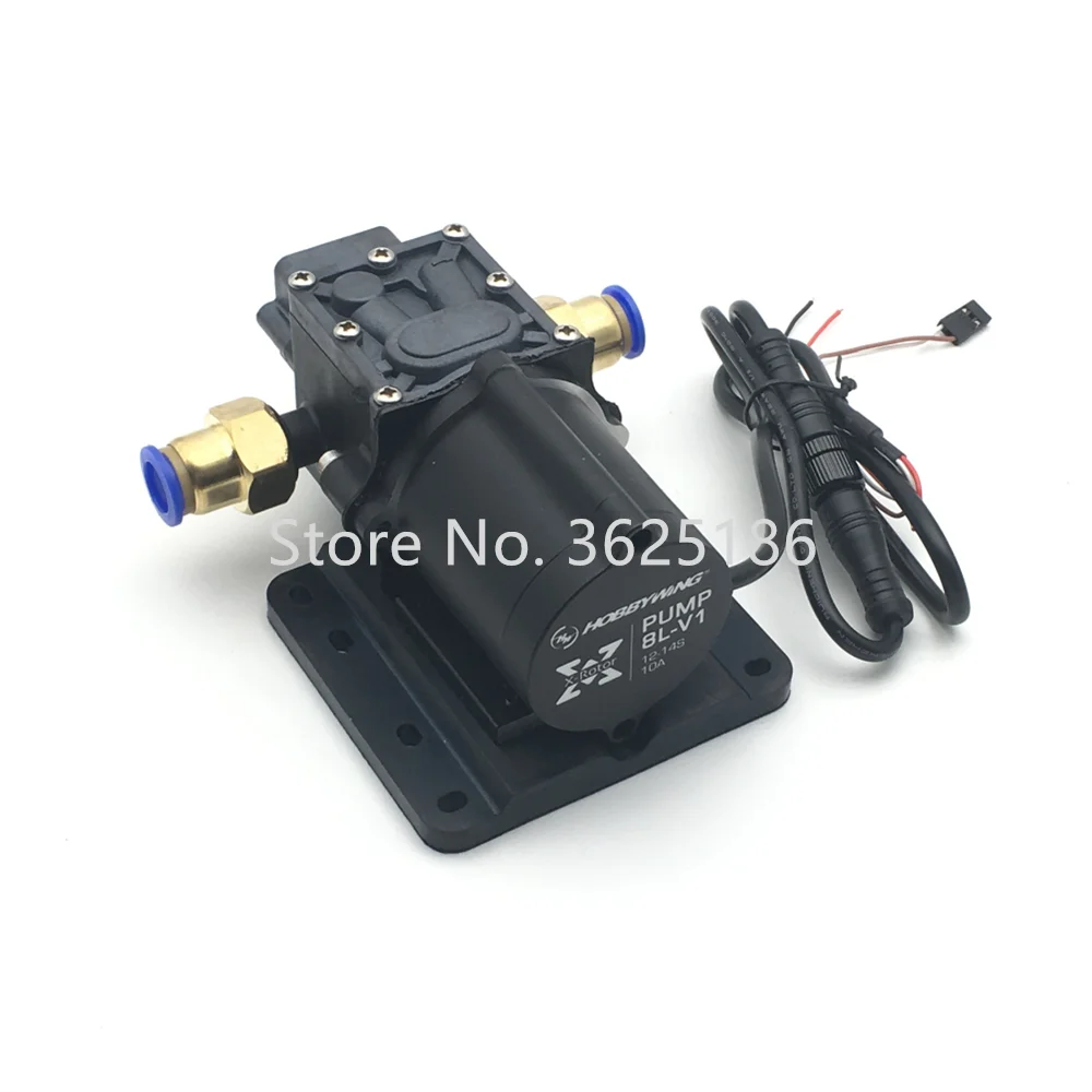 

Hobbywing Combo Pump 8L Brushless Water Pump 10A 12S 14S Sprayer Diaphragm Pump for Plant Agriculture UAV Drone