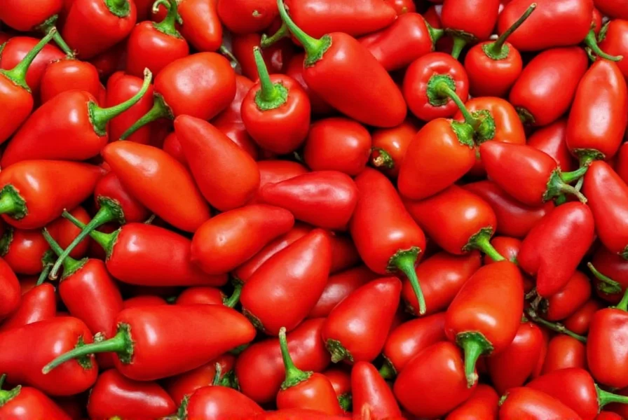 Close-up of vibrant red paprika powder sprinkled on fresh vegetables showing natural spice color and texture