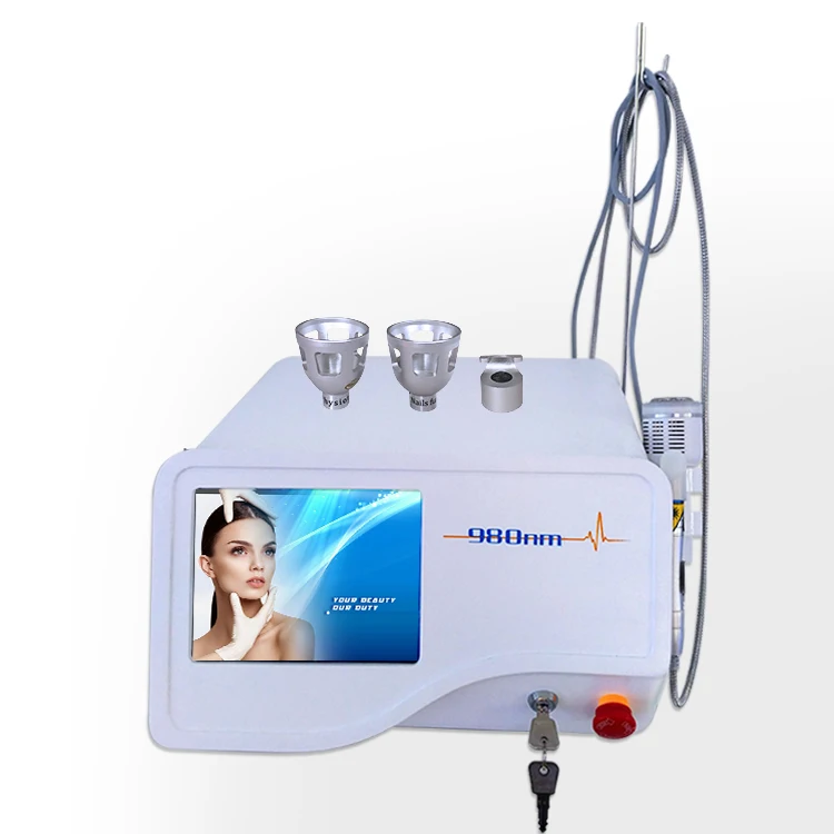 

diode laser 980nm vein removal of broken capillaries beauty machine on face