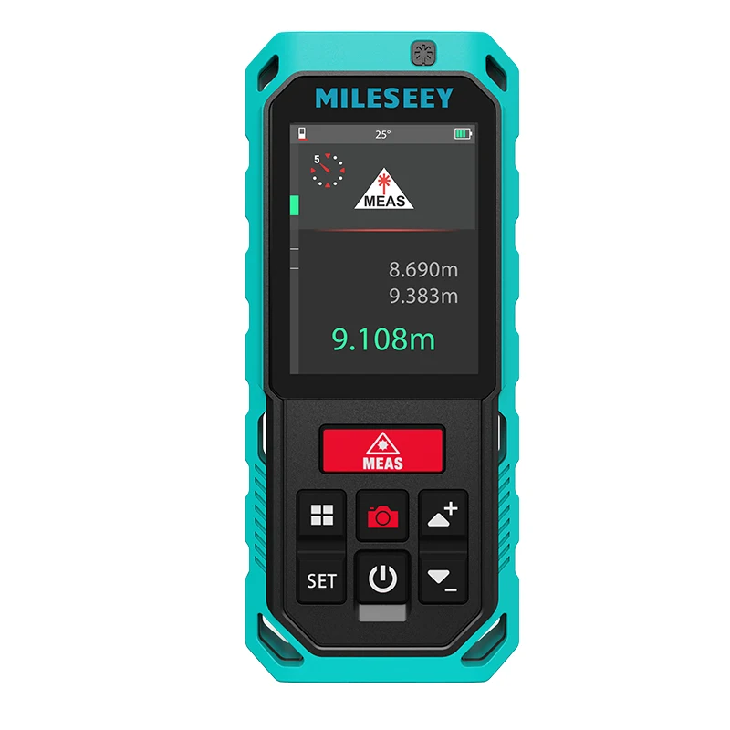 

Mileseey SP7AK Blue Portable Laser Distance Meter Measurement Laser Rangefinder Digital Distance Meter