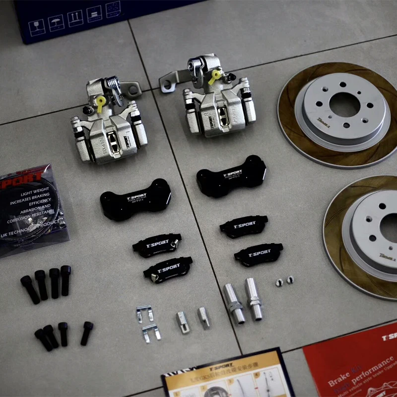 
China OEM TTSPORT Single pistonCar Brake Caliper Rear Wheel Drum Change Disc Set GK5 Fit Brake Modified Original Caliper 260*9MM 