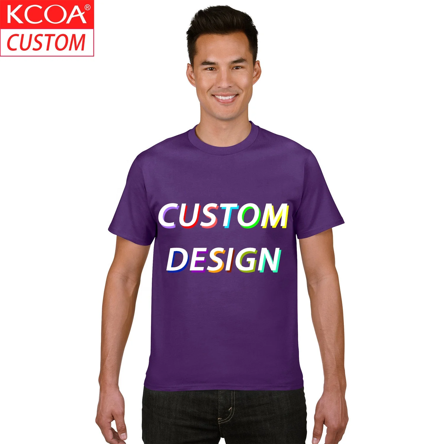 

New Style Basic Casual Soft Round Neck Customized Tshirts Man Blank T-shirt For Sale