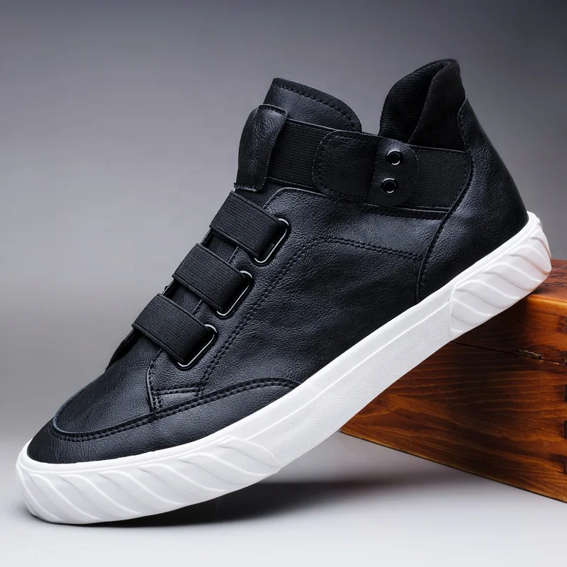 

2022 spring and summer men's high-top casual board shoes thick-soled brand-name shoes men, Picture