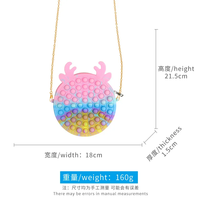 

Summer Hot sell popit purses pop Amazon it unicorn purse carteras pop unicorn it purse for girls, Muti ,can customized