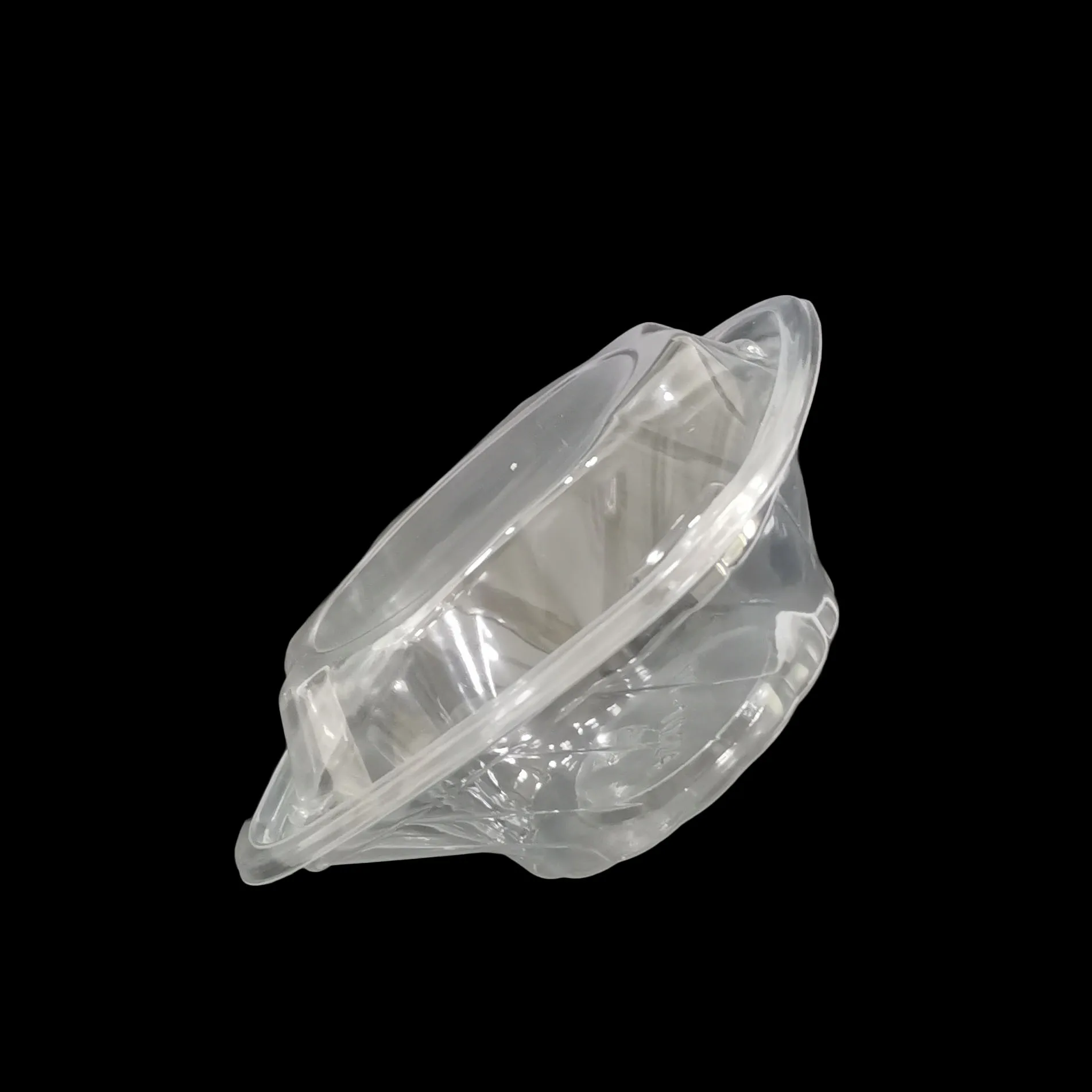 

WHOLESALE 300 g PET Clear Material Disposable Plastic Salad Bowl with Lid Packing