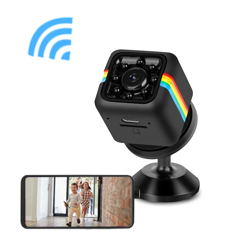 

2021 New Smart Hidden SQ11 WiFi Mini Camera with Night Vision AP P2P 1080P Spy Camera WiFi
