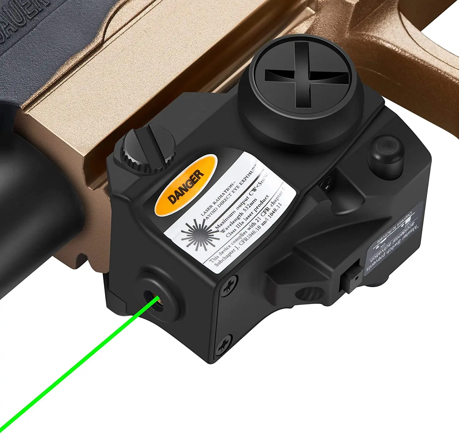 

Tactical Pistol Mini Green Red Laser Sight Picatinny Rail Weapon Laser for Self Defense