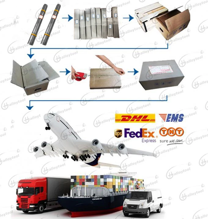 cemented carbide boring bar/non-magnetic tungsten carbide strips for wood cutting tools