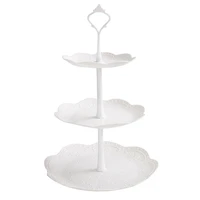 

3 Tiers Fruit Tray Dessert Tower Wedding Party Cake Stand