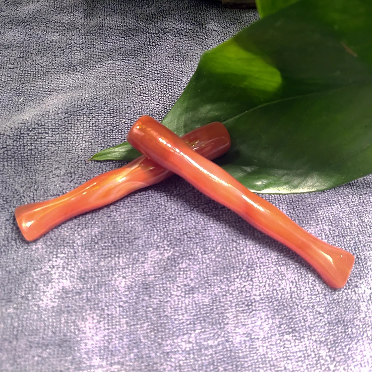 

Crystal Red Agate Cigarette Holder Carnelian Weed Smoking Pipe Bulk Whlolesale Natural for Business Gift Accepted Safe Package, Red/orange