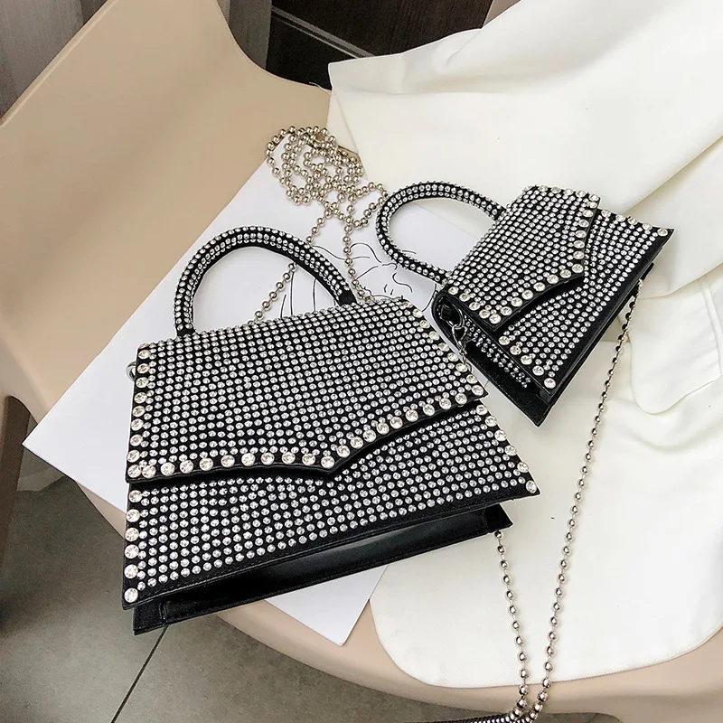 

diamonds design mini bags women purse cute chain shoulder handbag for women rhinestone purse handbags