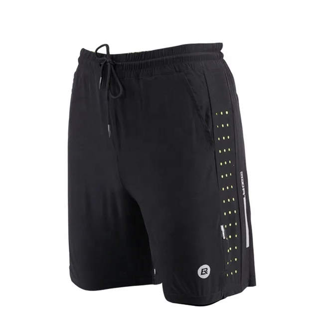 

OEM Men's 7" Running Shorts with Pockets Quick Dry Breathable Active Gym Shorts for Workout Training Jogging Cycling Shorts, Black