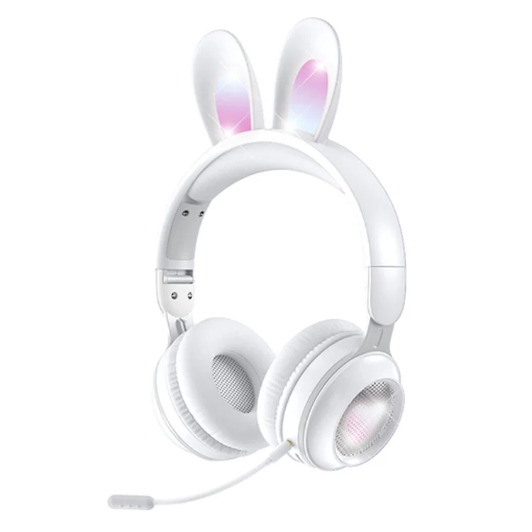 

New Rabbit Ear Wireless Stereo Music Foldable Headset with Mic