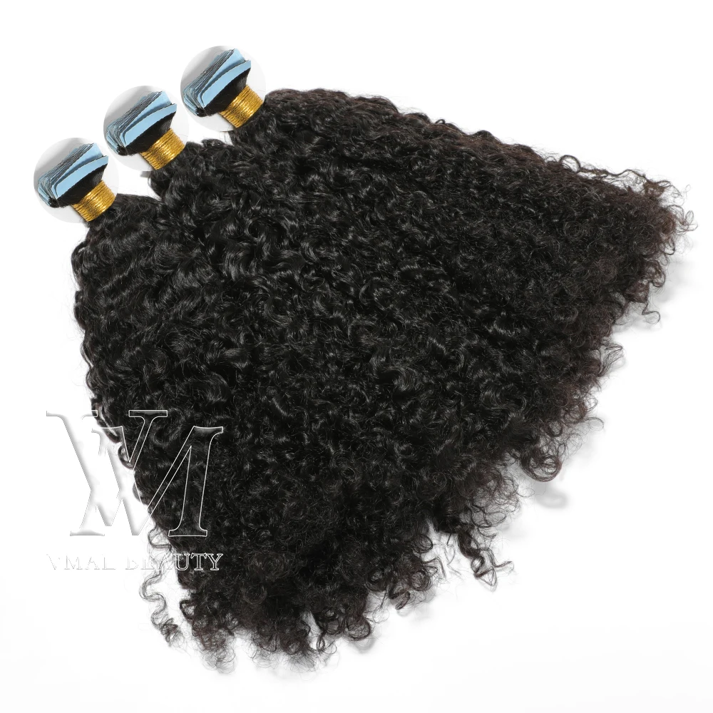 

Vmae Indian 1B Water Wave Body Deep Wave 3A 4A 4B 4C Kinky Afro Curly Straight Pre Bonded Tape In Hair Extensions Human