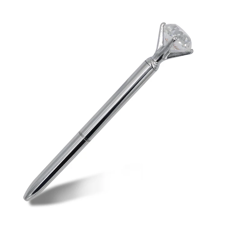 

New luxury gifts diamond top pen stylish metal ball pen colouring custom ballpoint pen