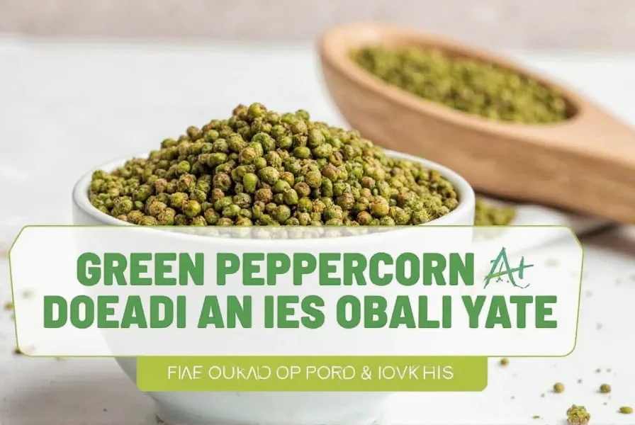 green peppercorn substitute a flavorful guide for spices lovers