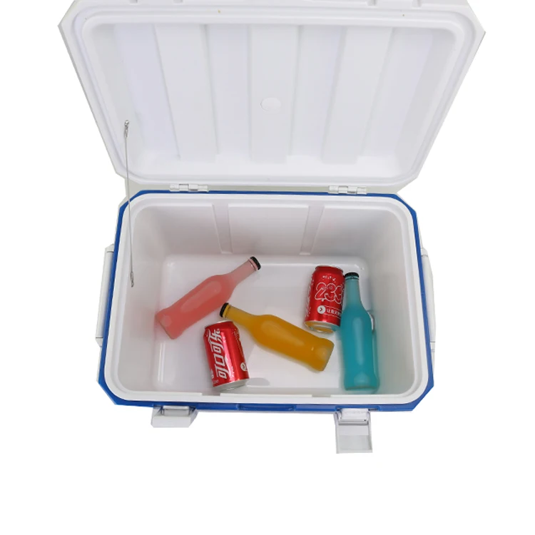 

Gint Best Selling Plastic Thermal cooler box with locks and two handle 30L for outdoor picnic camping fishing ice box, Customized color