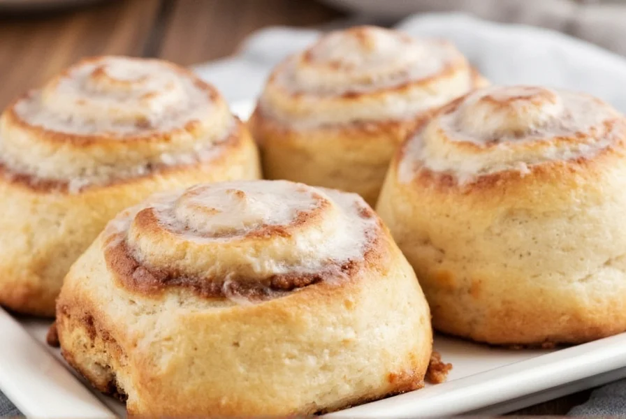Step-by-step process of making bisquick cinnamon rolls showing dough rolling, filling application, and baking stages