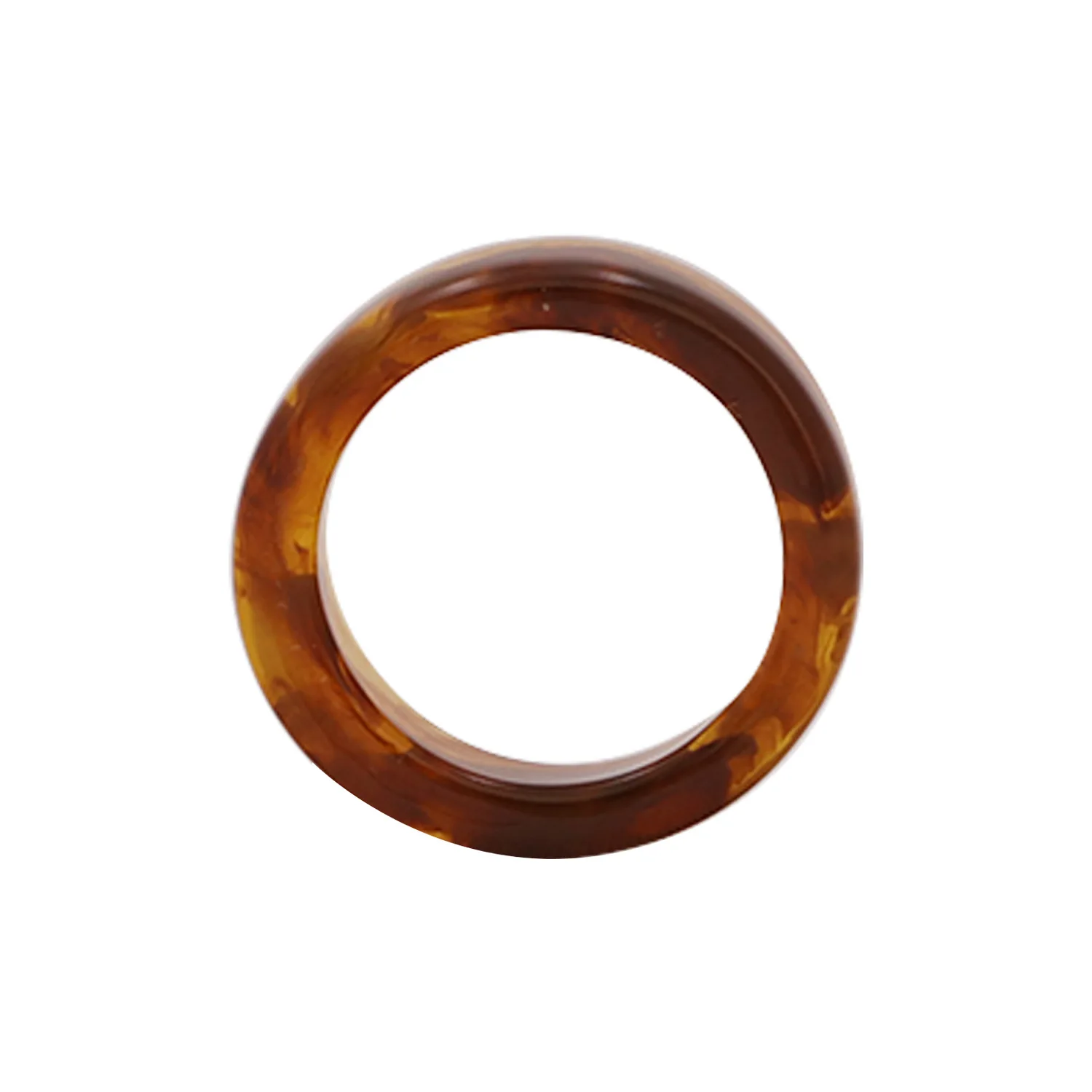 

Simple Temperament Fashion Resin Ring Geometric Resin Band Ring