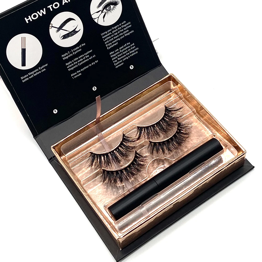 

magnetic eyelash kit 3d mink magnetic eyelashes with eyeliner