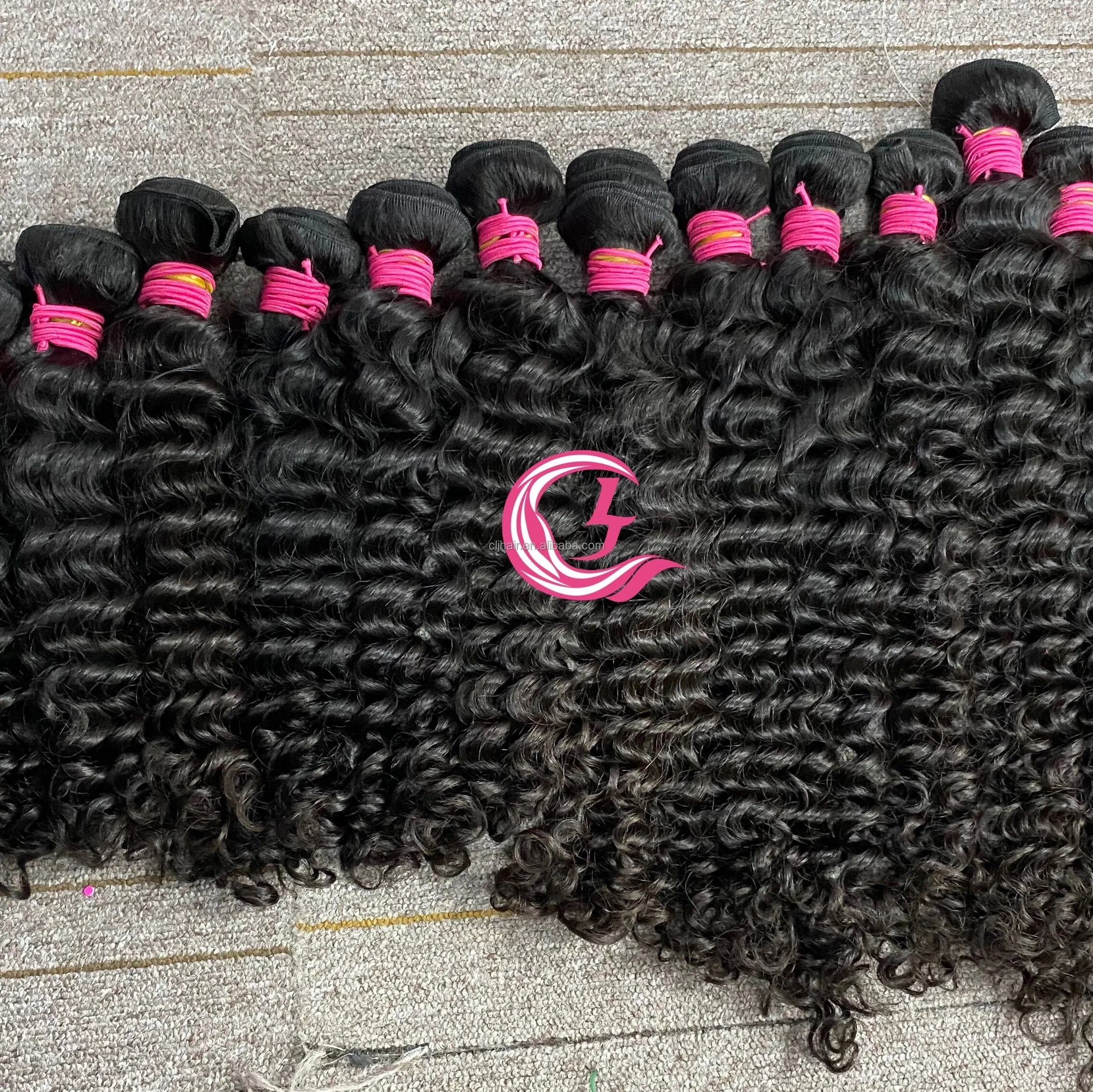 

Raw Cambodian Hair Vendor,Cabelo Deep Wave Human Hair Bundle, 12A Grade Cutile Aligned Virgin 24 Inch Brazilian Hair Weave