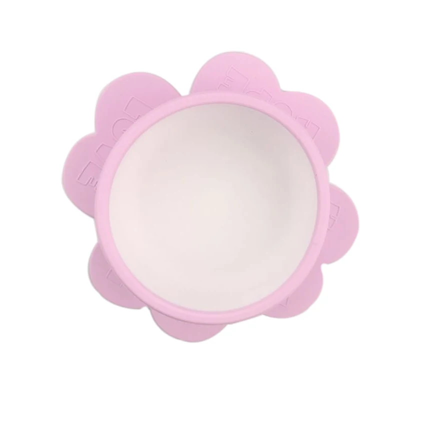 

New Style Hot Sales Cute Four Leaf Clover Shape BPA Free 100% Food Grade Silicone Baby Bowls For Kids