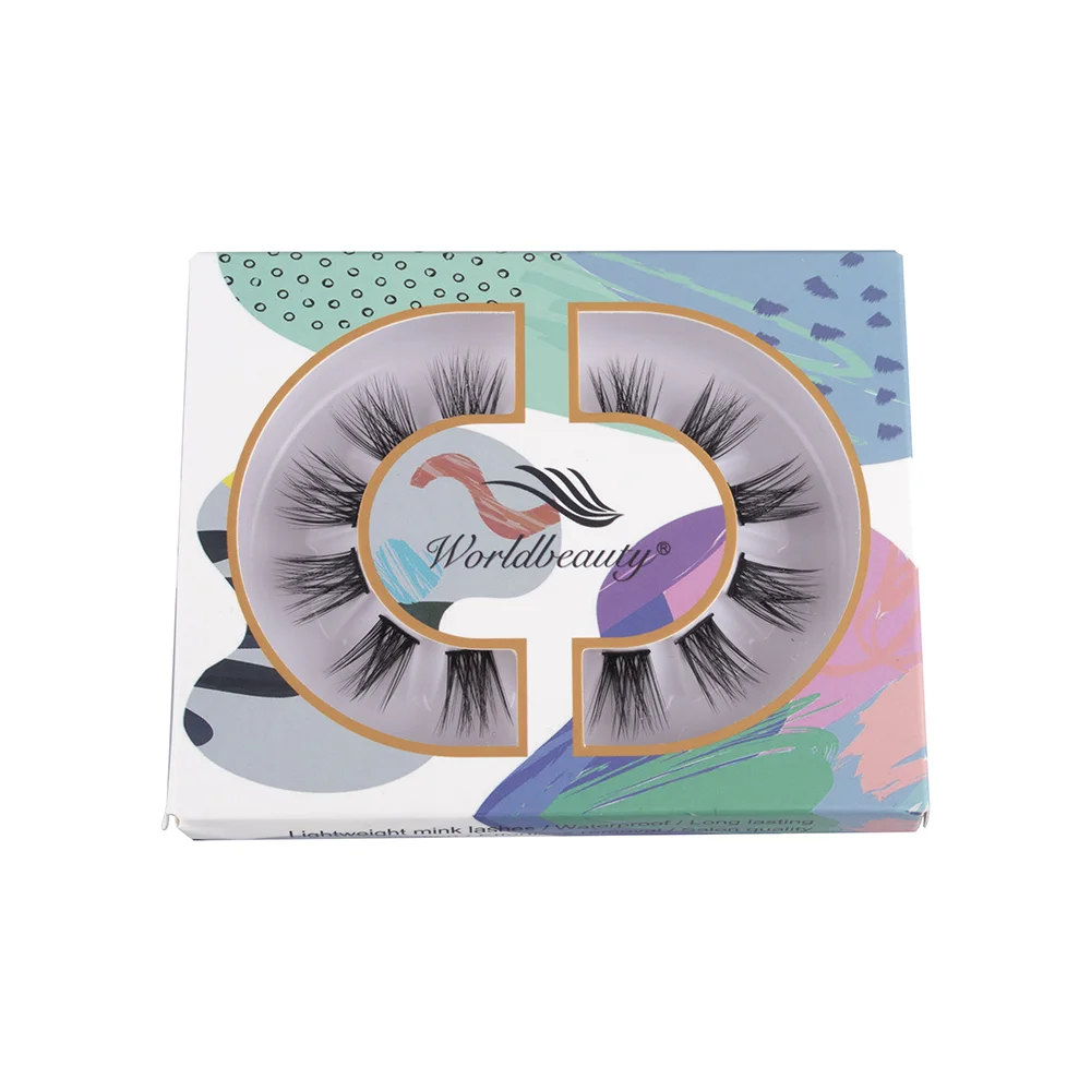 

Worldbeauty wholesale wispy 10 days eyelash extension cruelty free Individual segmented lashes customize packaging