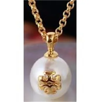 

High quality 18 k gold inlay zircon necklace and pearl necklace to send his girlfriend a gift Tb jewelry