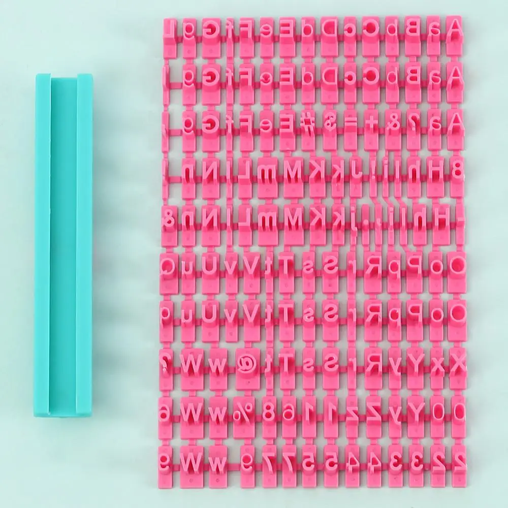 

Alphabet Letter Number Biscuit Cookie Cutter Press Stamp Embosser Cake Mould