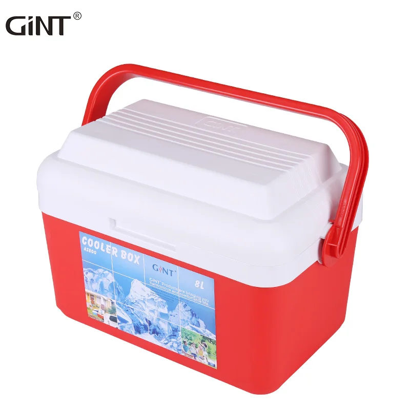 

GINT 8L Wholesale Fashion Design Insulated Ice Cooler Box Portable Handled Ice Chests Hard Cooler for Outdoor, Customized color acceptable