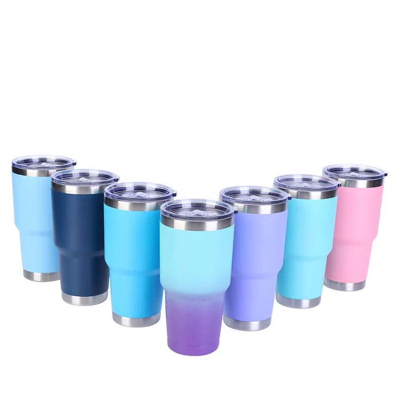 

Travel mug stainless steel insulated tumbler cups leak proof double wall 30 oz cups