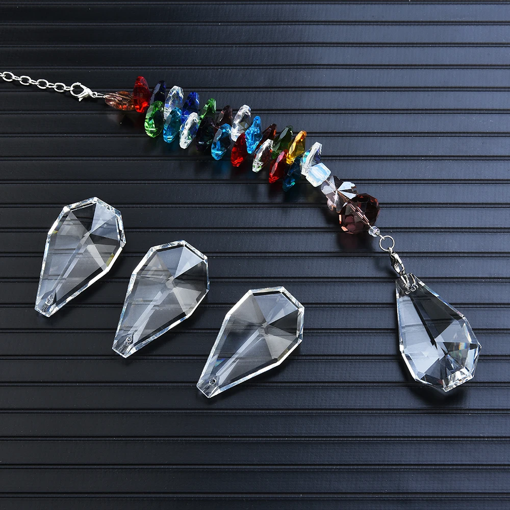 Zhubi Faceted Pear Shape Cryst