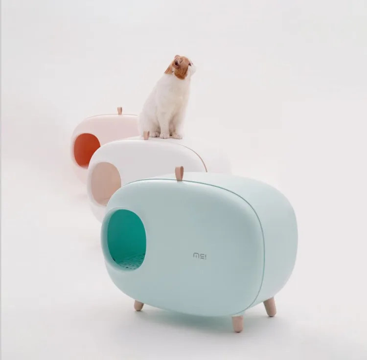 

New Hot Sale Fully Enclosed Cat Poop Tray Cat Toilet Pet Cat Litter Box