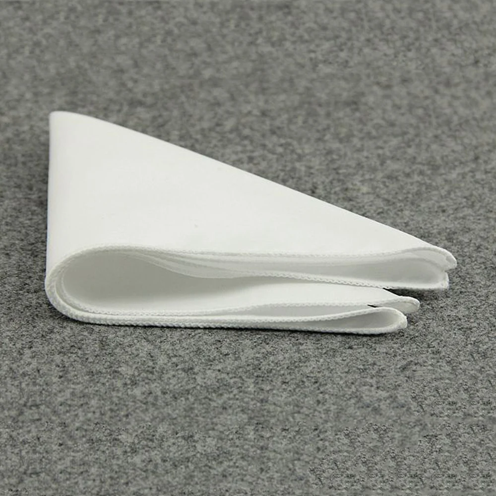 

HS Brand Novelty Women Men Soft Cotton Handkerchiefs White
