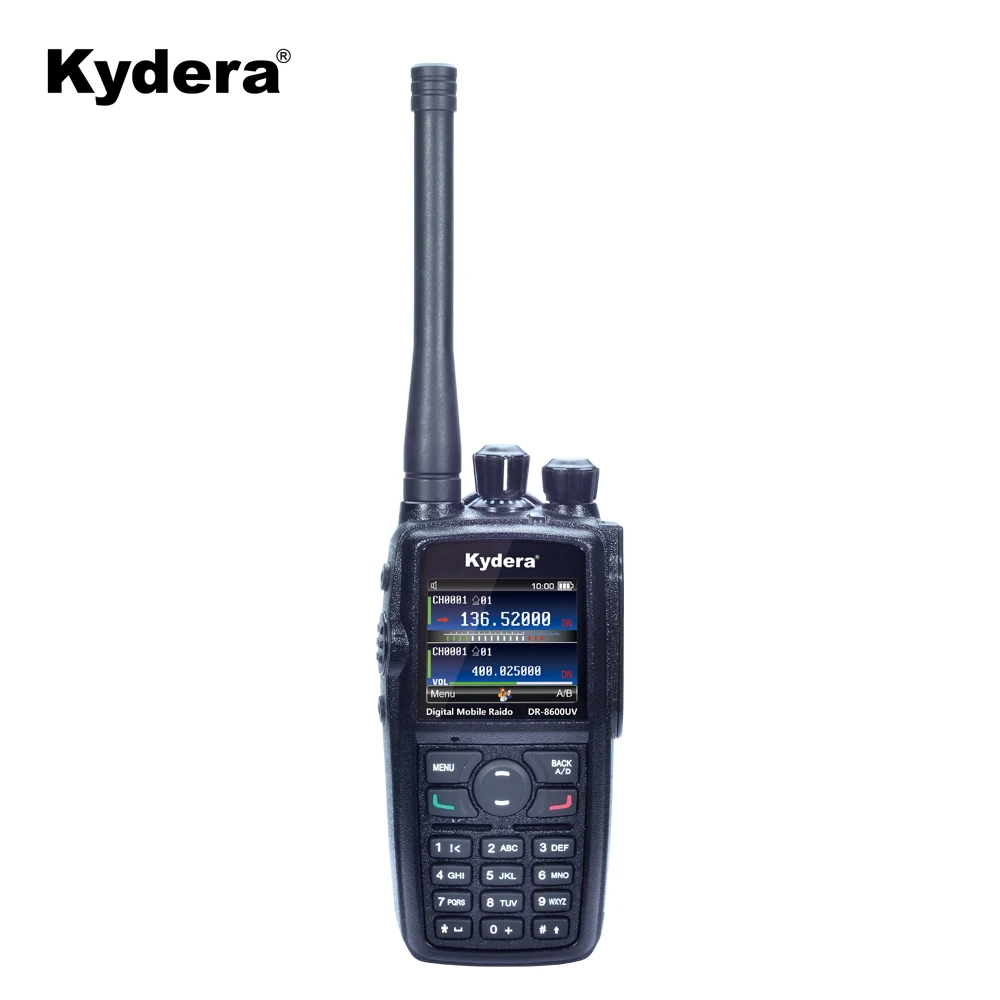 

Kydera GPS DMR Dual band digital walkie talkie UHF VHF two way radio SMG and motorable ham radio transceiver 15 km