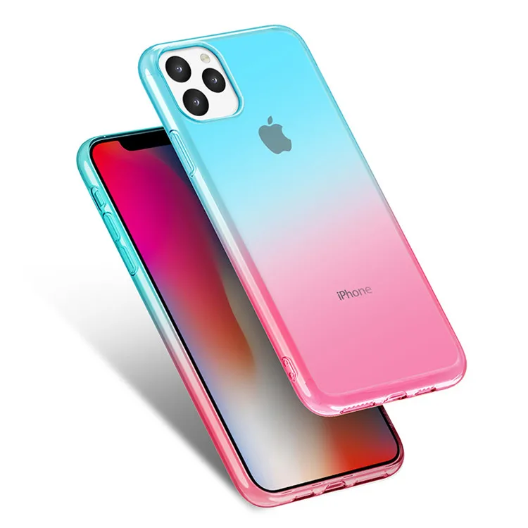 

Spot Wholesale For iphone 7 8 Ultra-thin Soft TPU Gradient Rainbow Phone Case