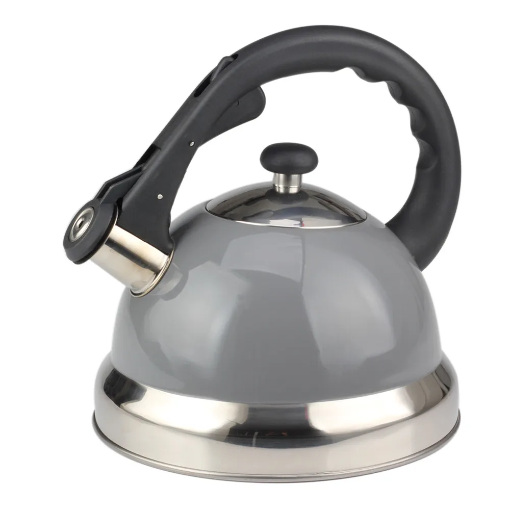 

Stainless Steel Tea Kettle 4L Hot Water Stovetop Classic Design Hums When Water Boils, Customized color painting