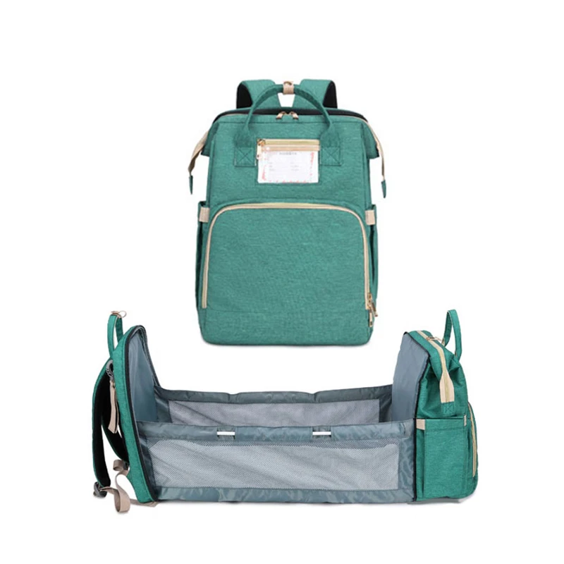 

Fashion Designers Luxury Portable Mummy bag, Wholesale Ecofriendly Baby Changing Bag~, Green