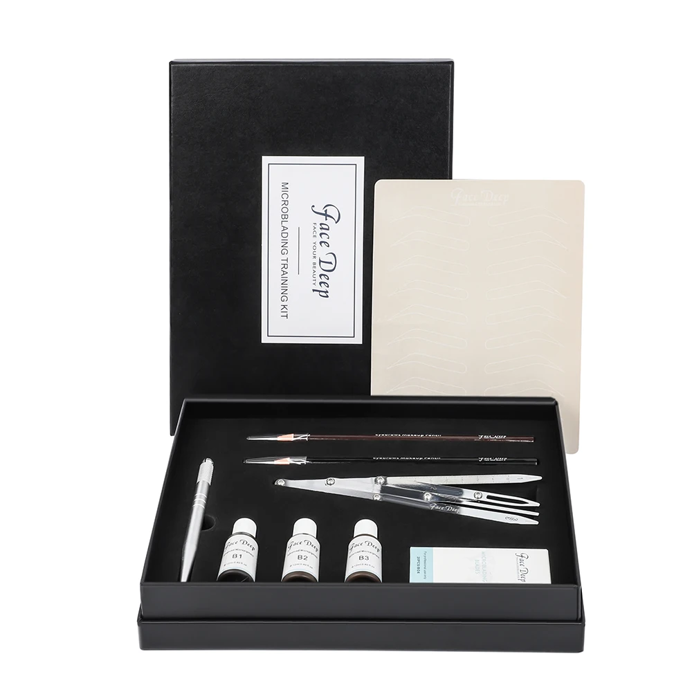 

Private Label Permanent Makeup Tattoo Kit with Microblading Pencil Colors for Microblading Kit For Academy