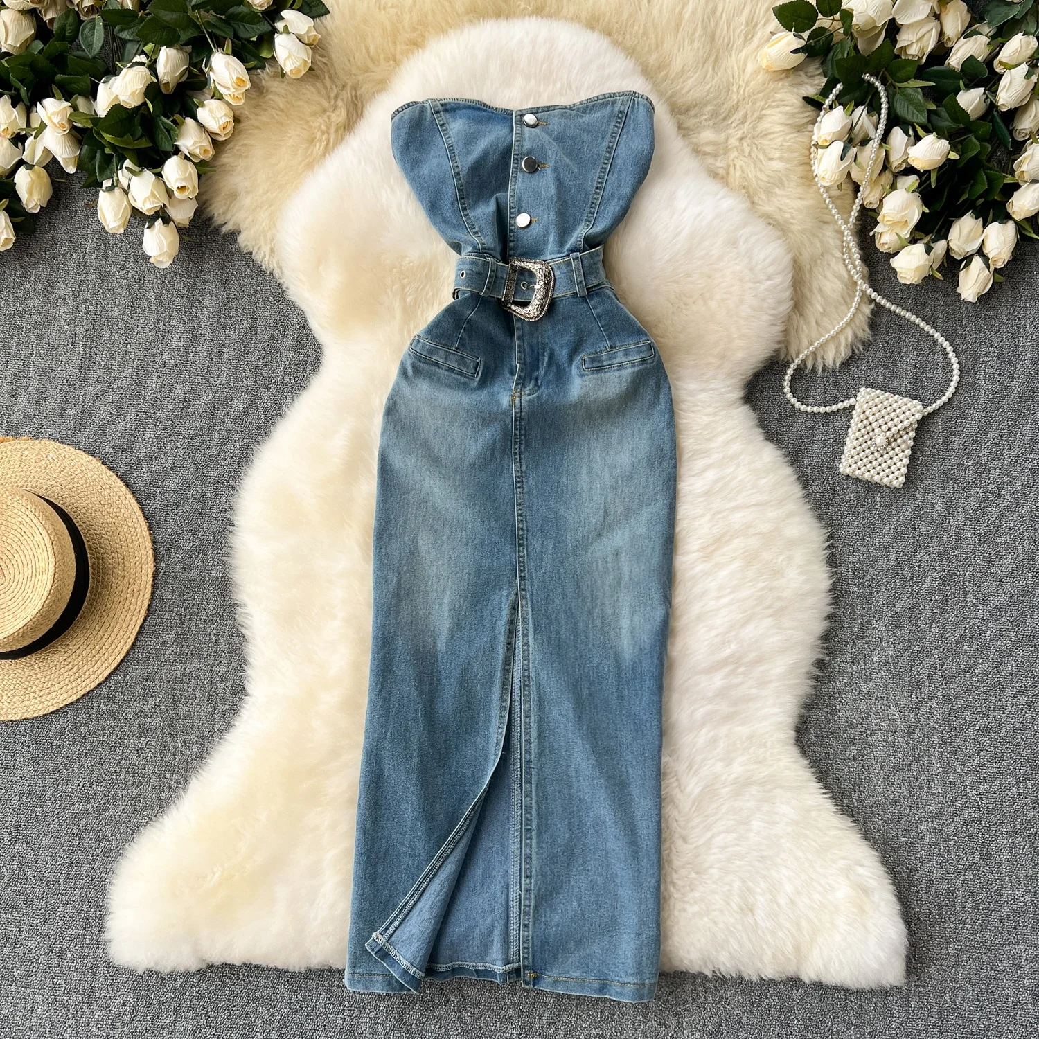 Denim Sheath Dress